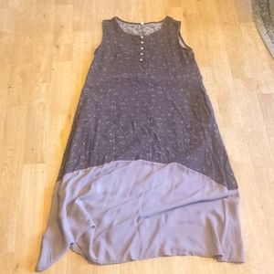 Peasant Summer Dress Long Floral Linen